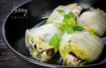 【健康三餐】清蒸鸡肉白菜卷