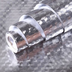 自粘加厚橱柜防潮铝箔纸防水厨房防油贴纸瓷砖耐高温灶台锡箔锡纸