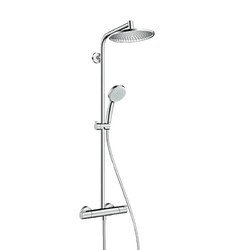 hansgrohe 汉斯格雅 27340S 柯洛梅达240花洒套装铜质双出水恒温淋浴管