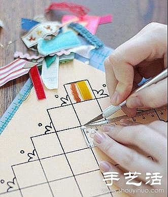 零碎布料+纽扣创意DIY装饰画 - www.youjiao5.com