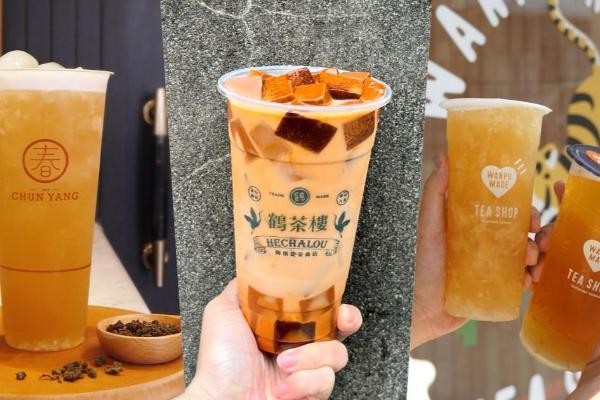 2023春季奶茶新品推荐:春阳茶事、迷客夏、鹤茶楼、万波,清爽果漾茶汤、芝麻糊冻、泰式奶冻配料太好喝!