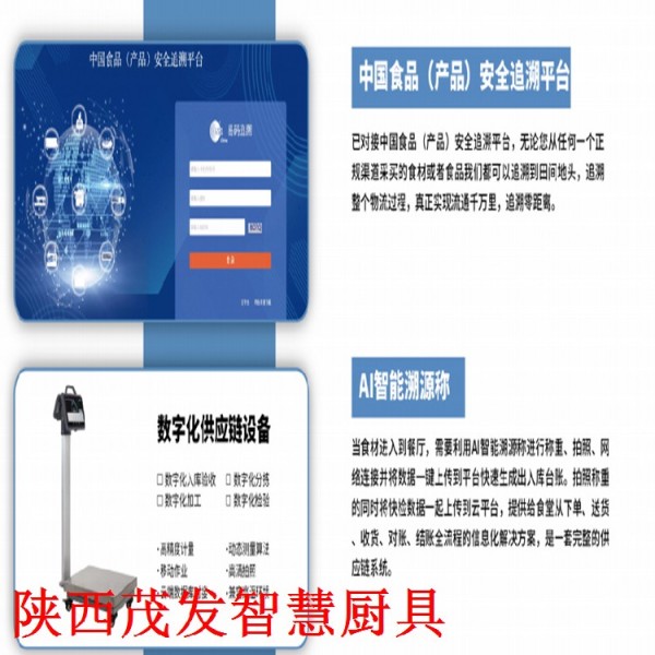 西吉智慧厨房生产厂家厨房智慧系统茂发厨具
