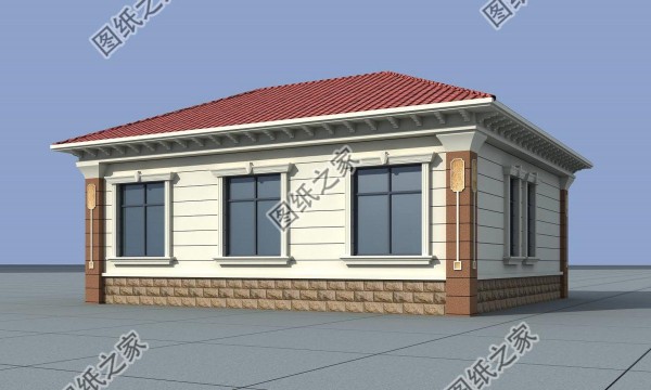 农村一层养老房别墅，为父母建造一个安心的居住环境，安度晚年