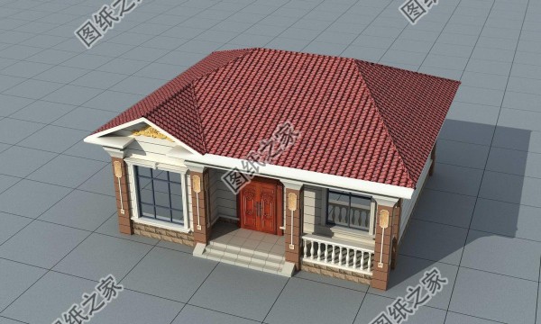 农村一层养老房别墅，为父母建造一个安心的居住环境，安度晚年