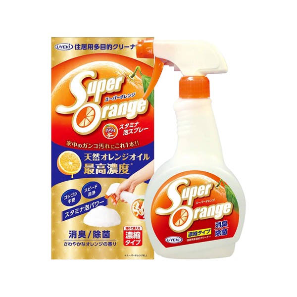 【O'life日本】UYEKI威奇 天然柑橘消臭除菌多用途去污清洁剂 480ml