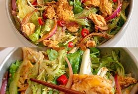 一辈子吃不胖的减脂餐‼️鸡蛋拌生菜~~