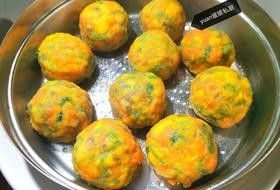 (减脂)玉米面菜团子