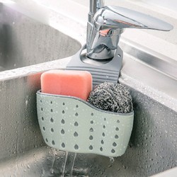 厨房用品水槽沥水架水池塑料收纳挂袋厨具沥水篮