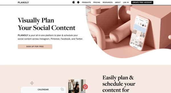 planoly 社交媒体自动化工具