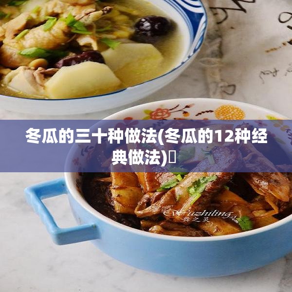 冬瓜的三十种做法(冬瓜的12种经典做法)✅ 