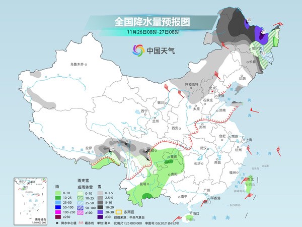 寒潮继续发威!我国大部陆续迎气温低点 东北局地有特大暴雪