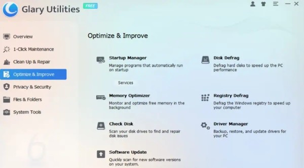 Glary Utilities - Optimize and Improve