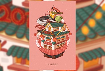 手绘教程！怀旧风格学生时代插画原创思路及过程分享