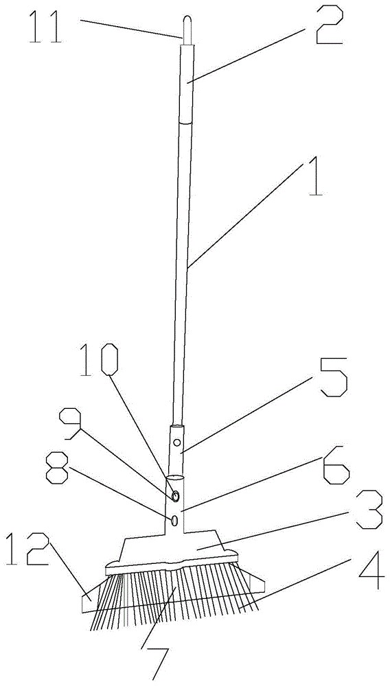 一种多功能扫帚的制作方法