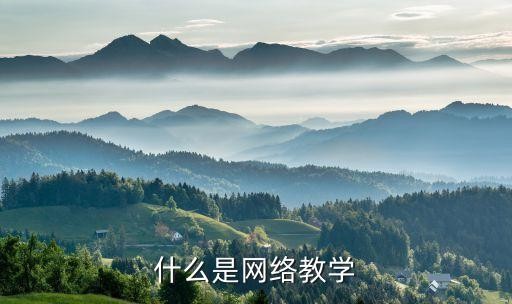 什么是网络教学