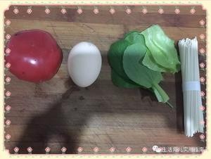 1岁宝宝辅食|西红柿鸡蛋青菜面的做法 步骤1