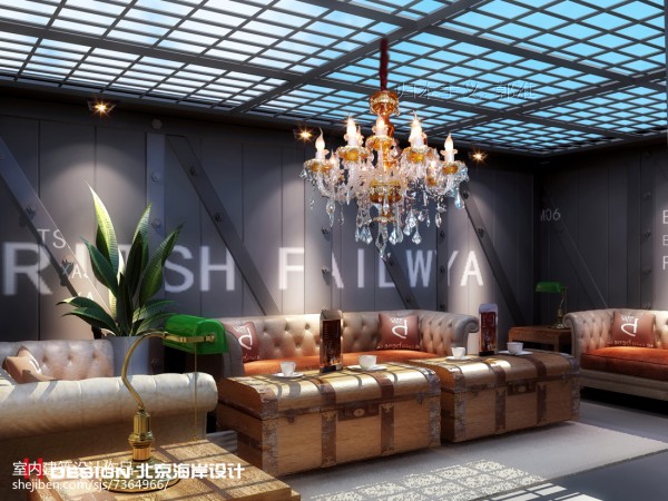 威海工业风装修效果图