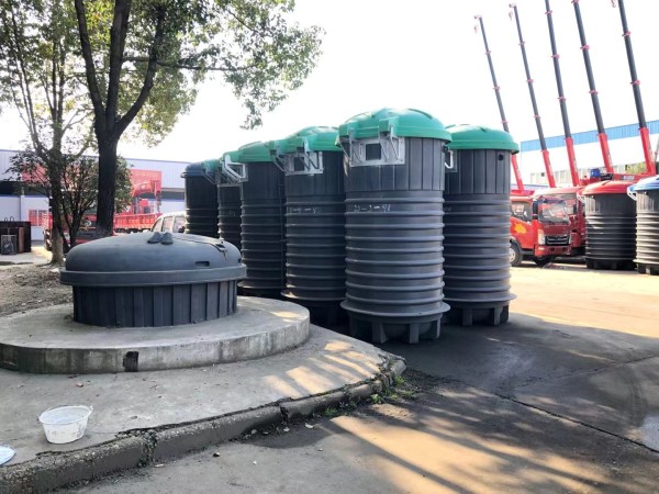 环保型深埋式5立方垃圾桶