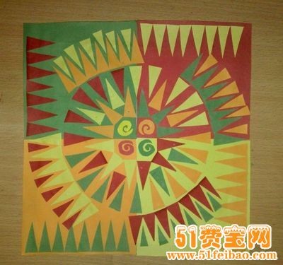 利用废纸做diy装饰画拼贴画教程