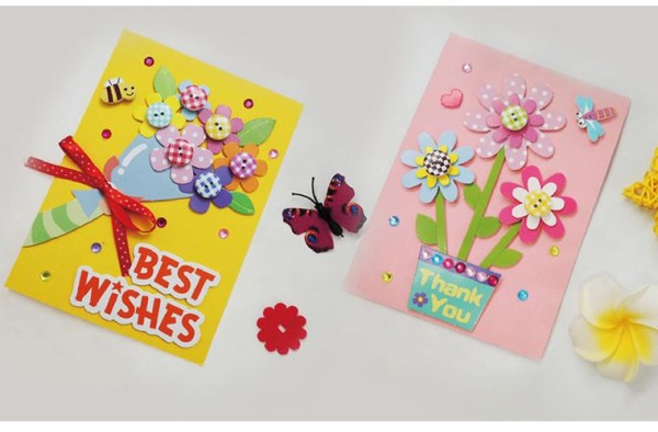 教师节贺卡送老师制作感恩立体手工diy材料创意礼物幼儿园带信封