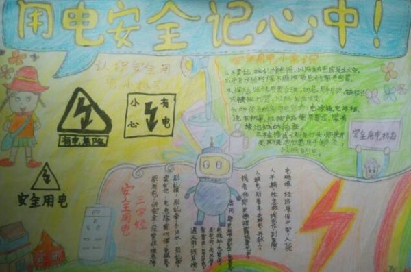电的知识手抄报内容