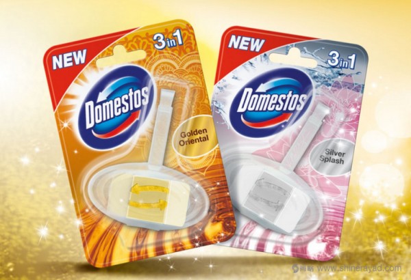 DOMESTOS 3合1厕所马桶消毒清洗剂标志设计包装设计-上海标志设计公司-上海包装设计公司1