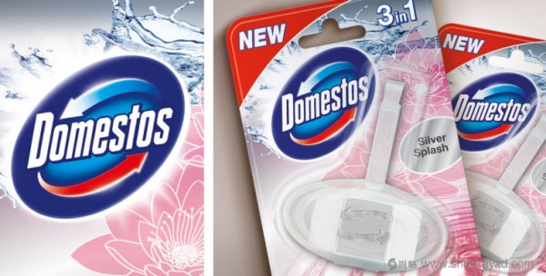 DOMESTOS 3合1厕所马桶消毒清洗剂标志设计包装设计-上海标志设计公司-上海包装设计公司5