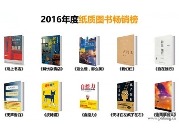 2016年最畅销书