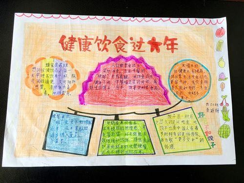 小学生一周食谱手抄报小学生手抄报