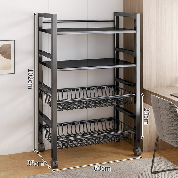 新品推荐CB2 60CM四层【2网蓝+2层板】