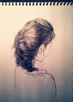 友情如此，爱情亦如此 #头像# #背景图# #素描#