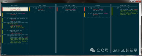 Github上一款强大的任务管理工具：topydo，助力高效规划工作和生活