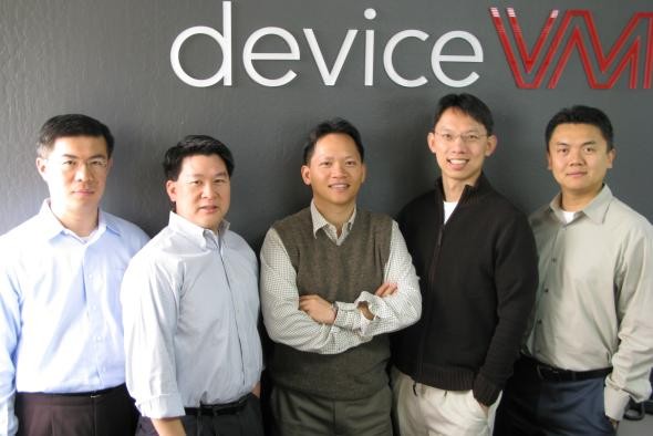 Splashtop's founders Mark Lee, Robert Ha, Thomas Deng, and Philip Sheu standing together