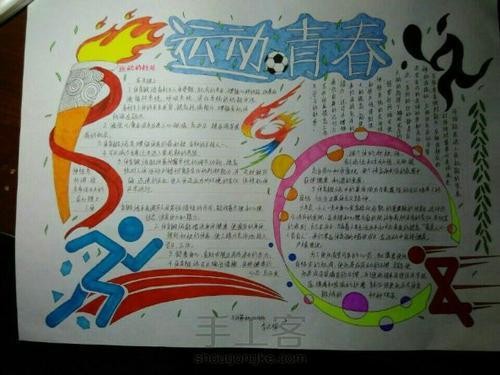 运动与健康手抄报
