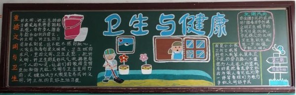 构建文明寝室黑板报文明黑板报图片大全