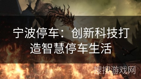 宁波停车：创新科技打造智慧停车生活