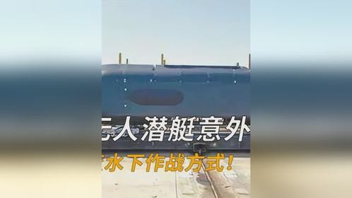 中国无人潜艇意外曝光，或将改变水下作战方式！