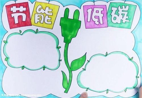 我是环保节约小能手手抄报环保节能手抄报