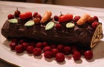 【圣诞节】巧克力劈柴蛋糕 Bûche de Noël
