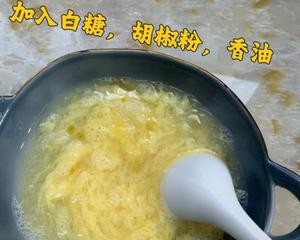 冲鸡蛋花/快手早餐的做法 步骤4