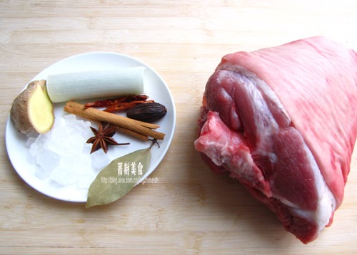 两大美食名博的贫嘴生活——冰糖炖肘子