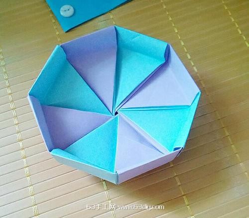 八角礼品包装盒折纸27