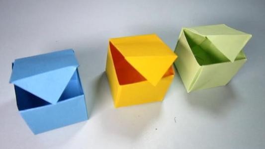 手工折纸糖果礼品包装盒的制作教程折纸制作的礼物盒子