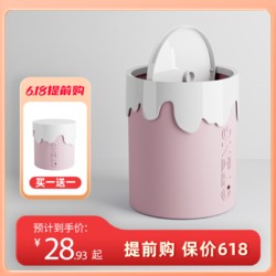 巧腾创意翻盖垃圾桶家用客厅厨房卧室卫生间高档现代简约高颜值