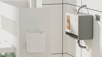 小米有品上新热水器管道遮挡置物架，碳钢材质、结实耐用，置物+遮丑，可多功能收纳