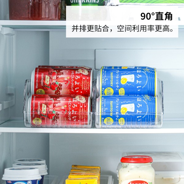 日本霜山冰箱饮料收纳盒厨房调味料置物架多功能储物盒家用收纳盘