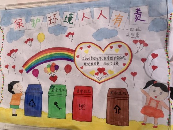 环保小卫士 我爱讲卫生-- 33小一四班我爱我家清洁靠大家手抄报