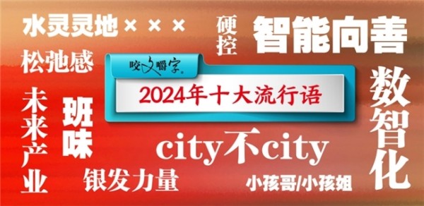 （《咬文嚼字》2024年十大流行语，图源网络）