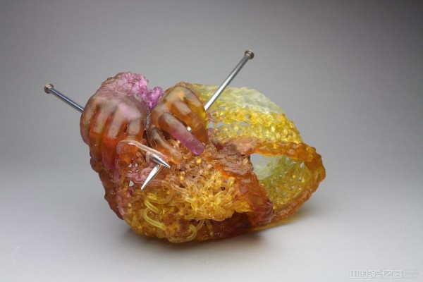 Knitted Glass Sculptures by Carol Milne