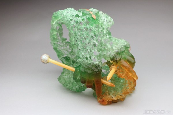 Knitted Glass Sculptures by Carol Milne